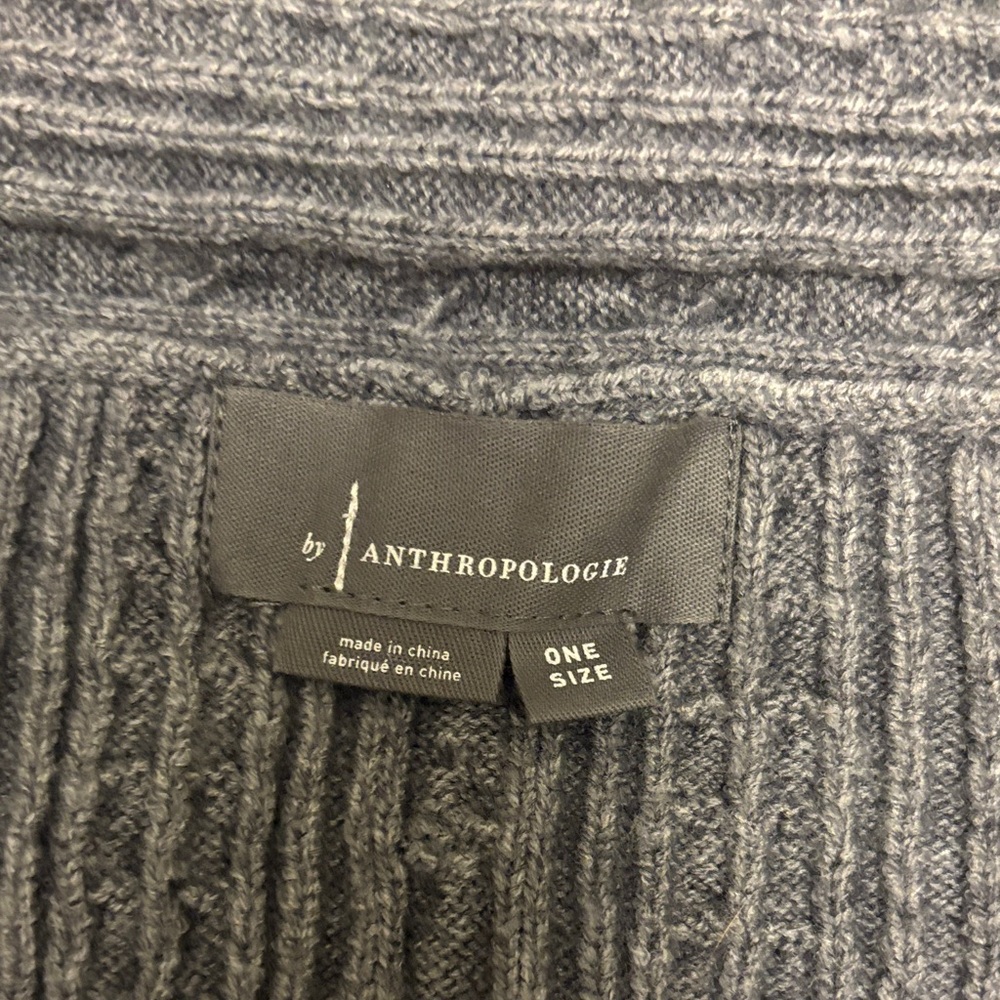 ANTHROPOLOGIE Embellished Cable-Knit Shrug. NWT! - Picture 3 of 10